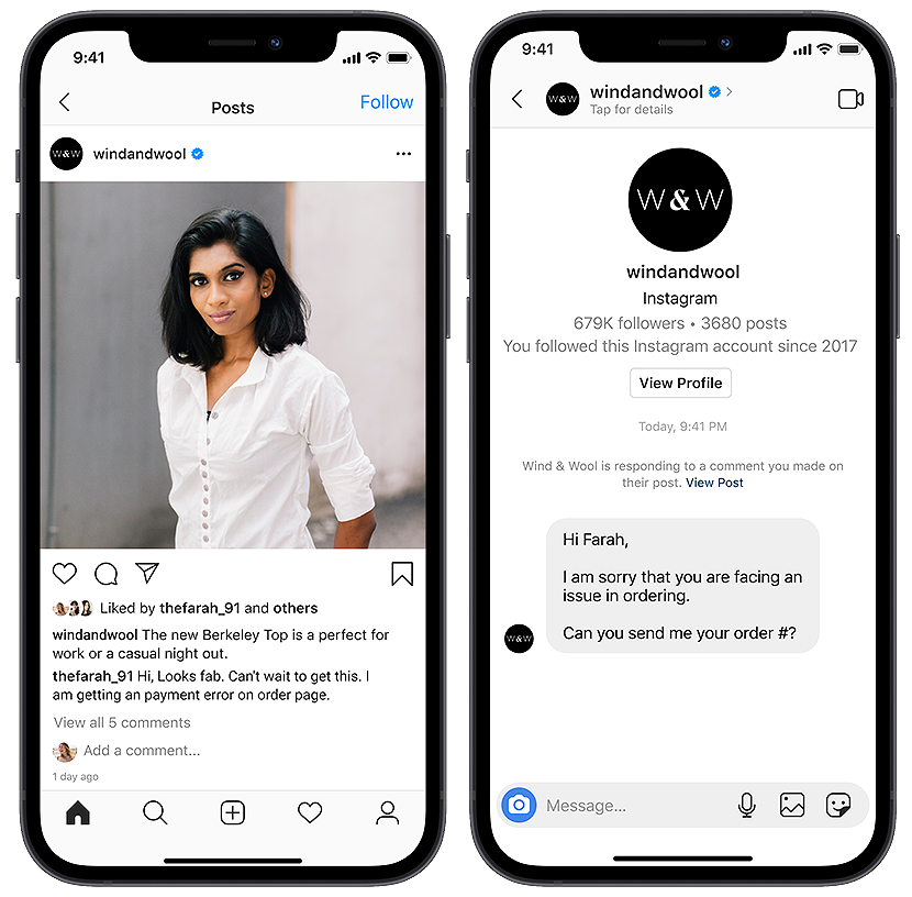 Instagram Messaging for Business